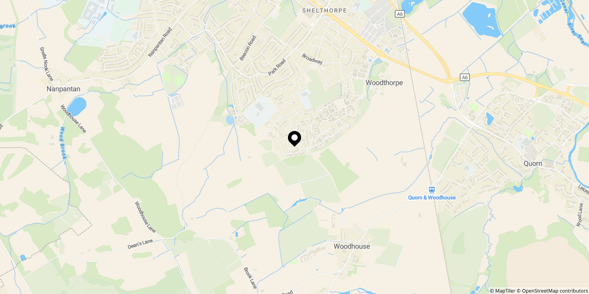 Approximate location of Park Grange Farm, Off Newstead Way, Loughborough, LE11 2FN
