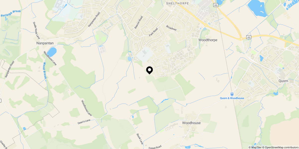 Approximate location of Park Grange Farm, Off Newstead Way, Loughborough, LE11 2FN