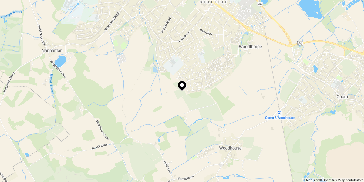 Approximate location of Park Grange Farm, Off Newstead Way, Loughborough, LE11 2FN