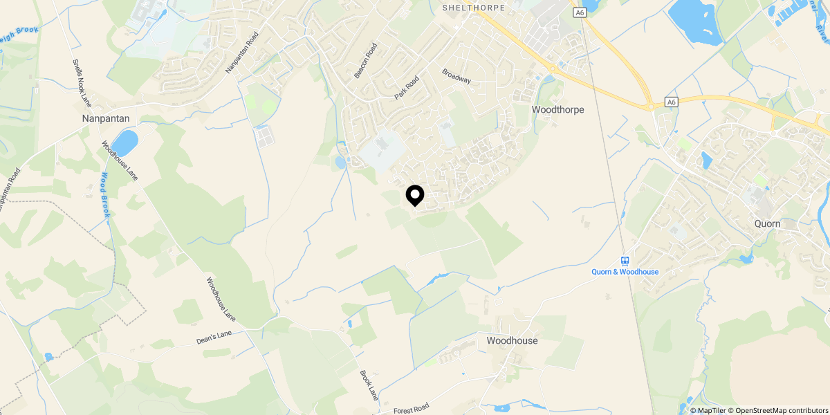 Approximate location of Park Grange Farm, Off Newstead Way, Loughborough, LE11 2FN